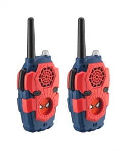 EKids Spider-Man | Walkie Talkies With Extended Range, Lights & Sound Effects