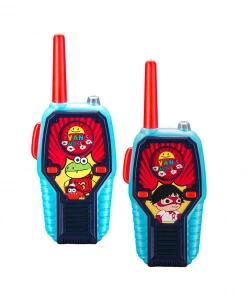 EKids Kids TV Ryan's World | Walkie Talkies With Extended Range, Lights & Sound Effects