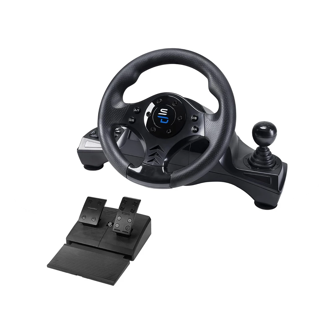Subsonic Steering Wheels Superdrive | GS750 Steering Wheel For Switch, PlayStation, Xbox & PC 2 Subsonic Steering Wheels Superdrive | GS750 Steering Wheel For Switch, PlayStation, Xbox & PC
