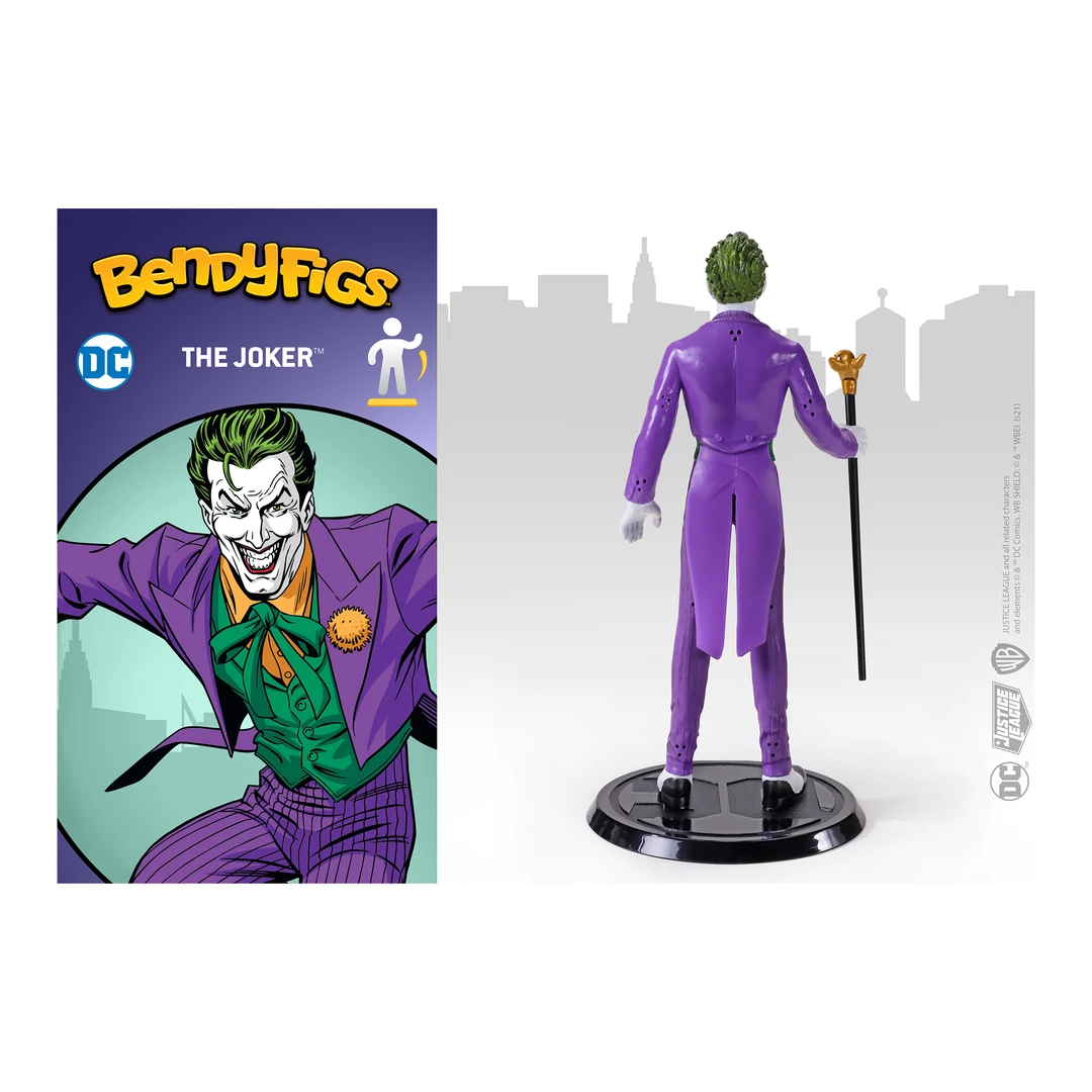 Noble Collection DC | The Joker Bendyfig Figurine 4 Noble Collection DC | The Joker Bendyfig Figurine