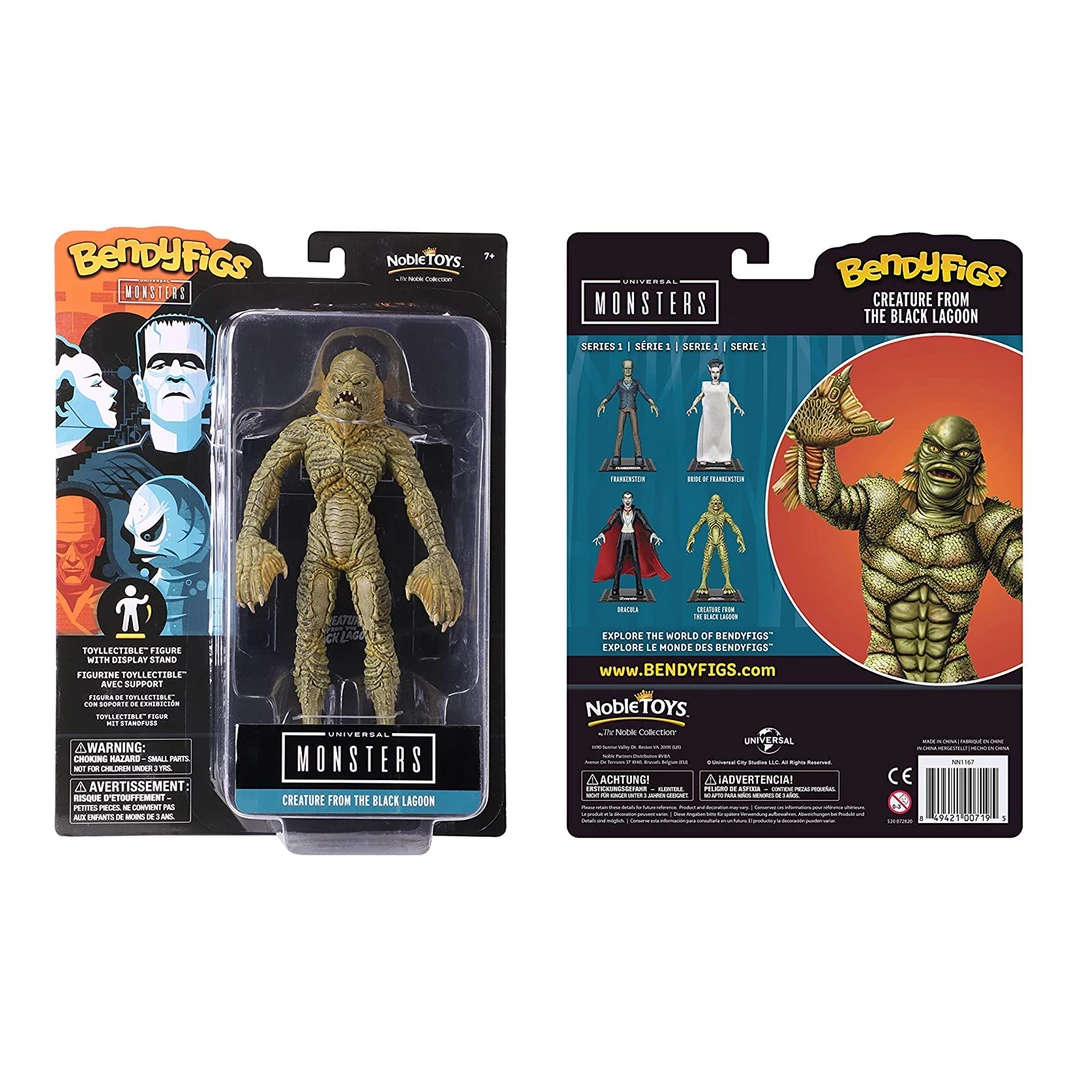 Noble Collection Universal Monsters | Creature From The Black Lagoon Bendyfig 4 Noble Collection Universal Monsters | Creature From The Black Lagoon Bendyfig