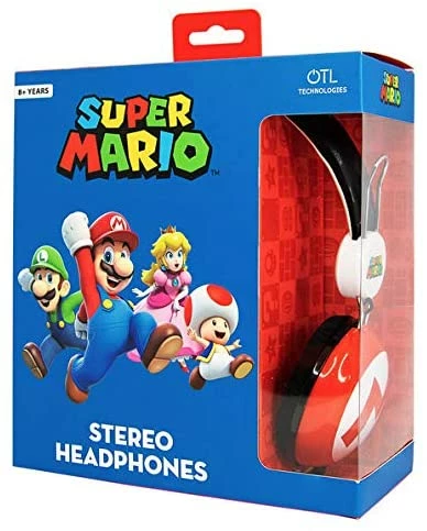 OTL Super Mario | Adjustable Kids Wired Headphones 2 OTL Super Mario | Adjustable Kids Wired Headphones