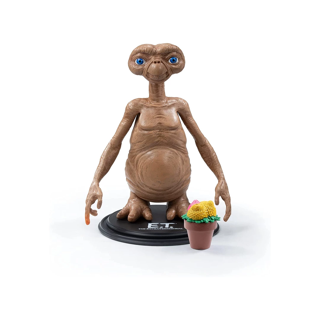Noble Collection E.T | The Extra Terrestrial Bendyfig Figurine 1 Noble Collection E.T | The Extra Terrestrial Bendyfig Figurine
