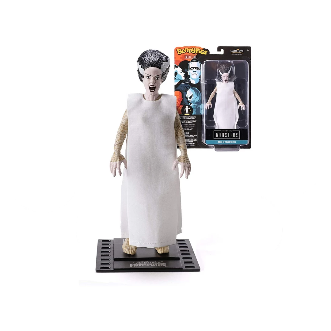 Noble Collection Universal Monsters | Bride Of Frankenstein Bendyfig 1 Noble Collection Universal Monsters | Bride Of Frankenstein Bendyfig