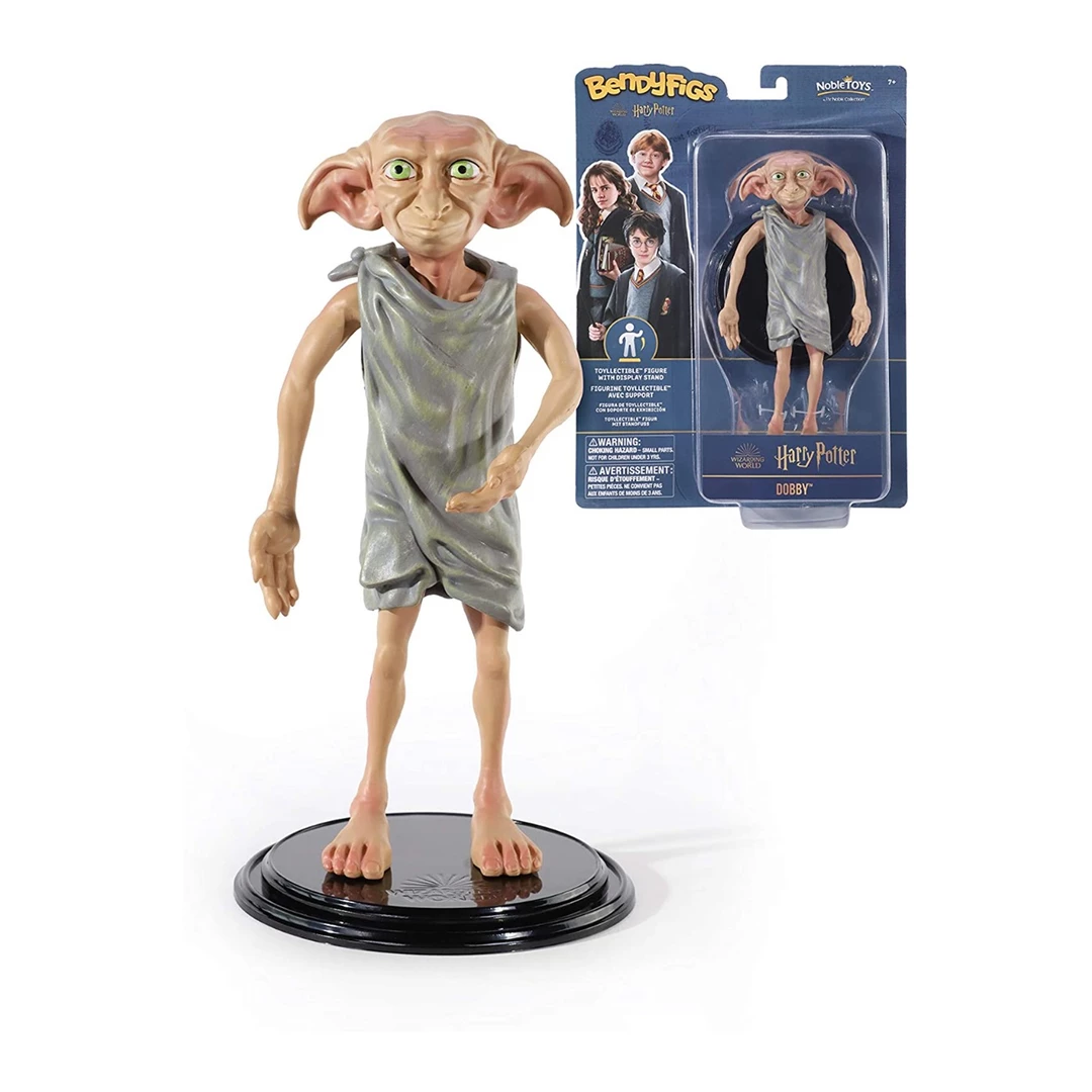 Noble Collection Figurines Harry Potter | Dobby Bendyfig Figurine 1 Noble Collection Figurines Harry Potter | Dobby Bendyfig Figurine