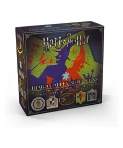 Noble Collection Harry Potter | 5 X 200pc Diagon Alley Shop Signs Jigsaw Puzzle
