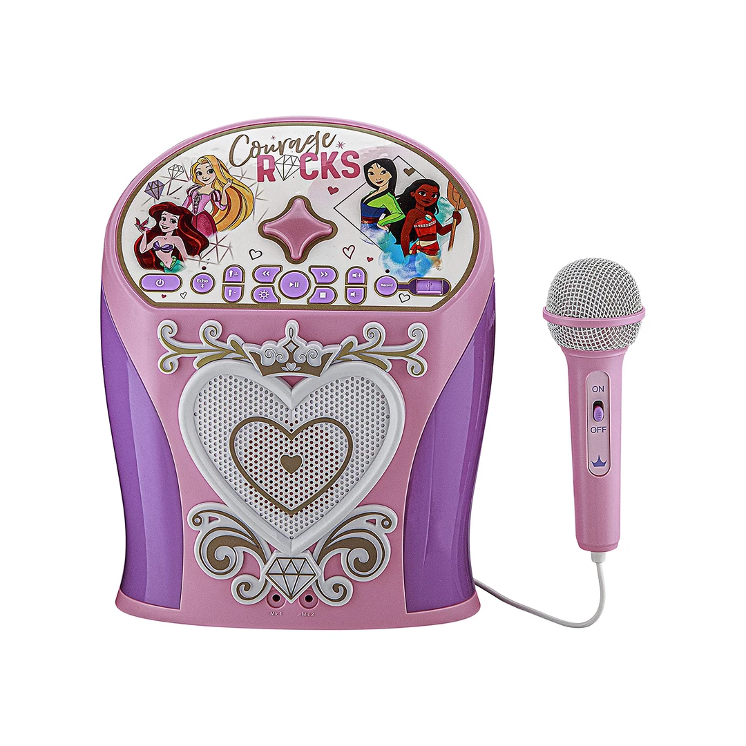 EKids Disney Princess | Sing Along Karaoke Boombox With Microphone & Disney Playlist 1 EKids Disney Princess | Sing Along Karaoke Boombox With Microphone & Disney Playlist